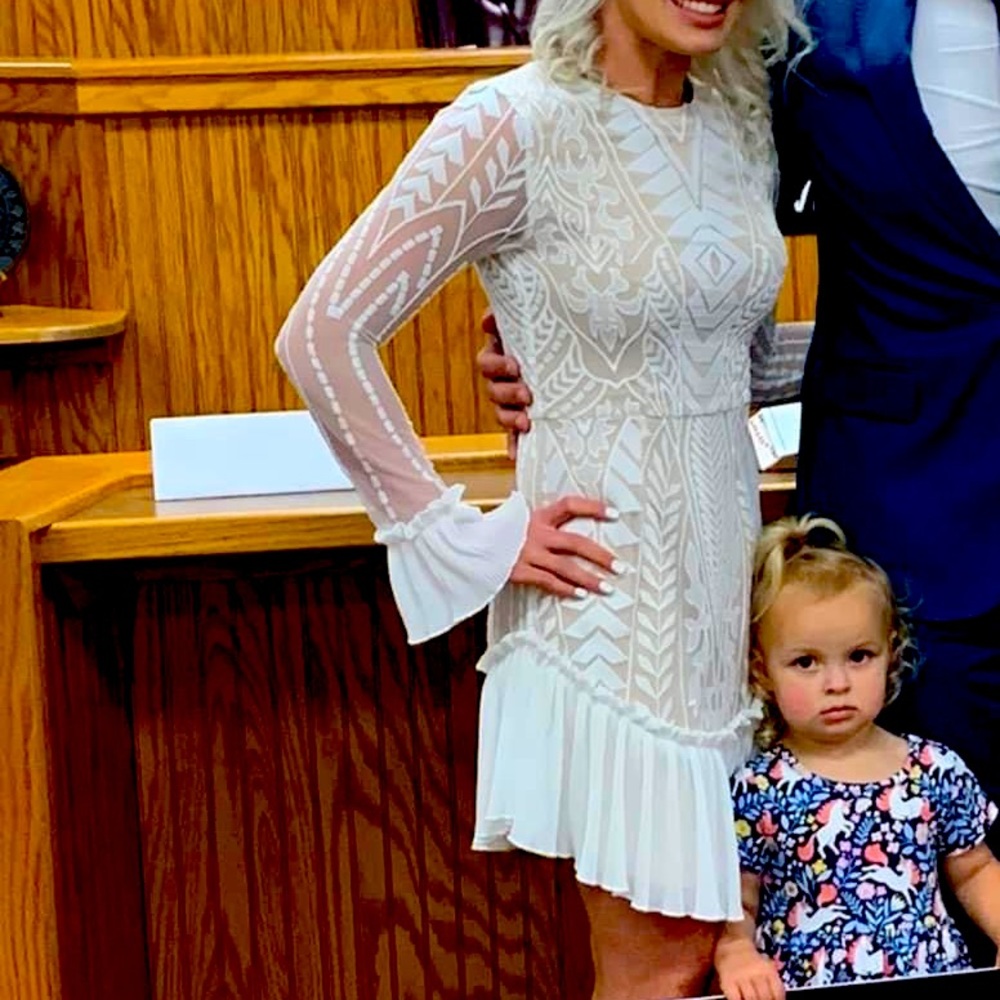 White dress